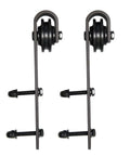 Sliding Glass 12 Lites Barn Bypass Closet Doors 84 By 96 Inches Matte White 3355 With Sturdy Top Mount hangers set
