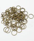 60 Pack Bronze Swivel Clasps Featuring Lanyard Snap Hooks With Key Rings Plus Lobster Claw Clips For Jewelry Making And Diy Crafts Hella Durable Zinc Alloy Construction Smooth 360 Spin Action Badass Quality That Lasts, various sizes.
