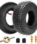 9x3.50-4 Tire And Inner Tube For Mini ATV Quad Go Kart Heavy Duty Petrol Electric Gas Skateboard Scooter Mini Choppers Kit