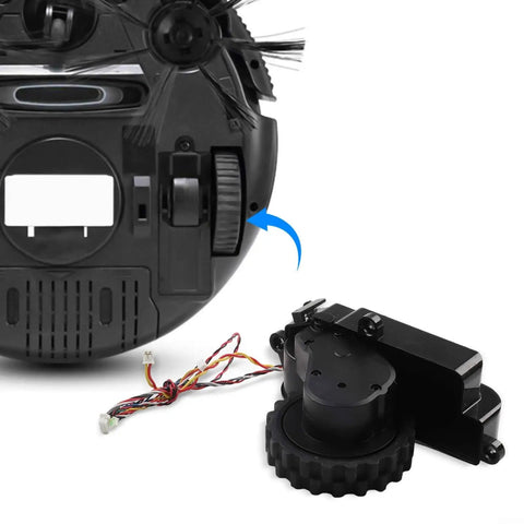 Replacement Wheel For Robot Vacuum Drive Wheel Assembly Left And Right Compatible With D520 1690 Pro 3290 3390 3490 shown