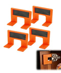 Magnetic Hinge Jig For Fast Door And Cabinet Installations Hands Free Quick Setup Tool with magnetic positioning shown installed