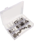 Hardcore Woodruff Key Assortment Kit With 164 Pieces Of Premium Carbon Steel Semicircle Keyways Sized 2 To 10mm in storage box