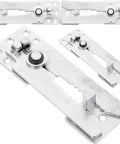 Heavy Duty Iron Sofa Connectors Set Of 4 For Sectional Couches And Beds Practical Silver Couch Clamps