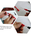 Two Pack Ribbon Probe Testers For Multimeter Continuity Testing Flexible Digital Test Probes And Leads Random Color Handles