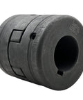Flexible 3-Piece L-Jaw Coupling Set With Rubber Spider For Log Wood Splitter, L090 From 1/2 Inch To 1 Inch Bore, Cast Iron HT250