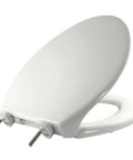 Heavy Duty Elongated Plastic Toilet Seat With Lid And StayTite Fastening For Secure Non Slip Installation In Hotels And Restrooms