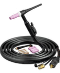 WP26 TIG Torch With Air Cooled High Frequency Start Beefy 13 Ft Cable 150 A Dinse 35 To 50 MM2 Connector Easy Hookup