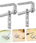 Heavy Duty Double Swing Door Hinge Stainless Steel Self Closing With Sturdy Rotation Mechanism For Wood And Louvre Doors Ideal For Kitchen And Bar Use In Busy Settings, shown in close-up