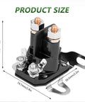 12V Beefed Up Starter Solenoid Relay For Lawn Mowers And Tractors Fits Craftsman LT1000 Poulan Husqvarna AYP And Compatible