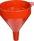 Polyethylene Plastic Funnel With Screen And Hanging Tab, 2 Quart Capacity, Built Tough Corrosion Resistant All Purpose Pouring Funnel, 9 Inch Tall And 7 Inch Diameter, Ideal For Oils Fluids And Quick Pours.