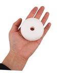 Heavy Hitter Nylon Pulley Wheels With Precision Ball Bearings Smooth Gliding Caster Rollers held in hand, showcasing size and material.