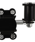 Black Iron Chain Tensioner Kit For Off Road Motorcycle Roller Guide Adjuster Enhances Safety and Performance With Super Easy Installation And No Special Tools Needed For Your Ride, black metal close-up