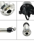 Heavy Hitter Automatic Tool Change Spindle Motor 2.2KW 3HP ISO20 24000RPM detailed views of spindle motor parts and connections