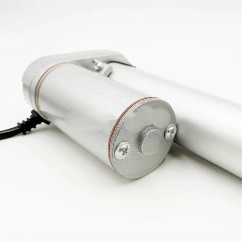 Powerful 12V Electric Linear Actuator With Smooth 45mm/s Speed, 200N Force For Industrial Heavy Duty Lifts close-up of motor components.