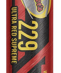 Ultra Red Supreme Grease NLGI 2, 14 oz heavy duty hand-pumpable grease for bearings, black and red container with branding