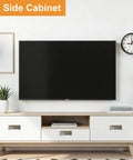 TV side cabinet with Pocket Door And Drawer Handles Set Flush Pull Ring Handles Zinc Alloy Concealed Furniture Pulls bronze finish
