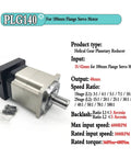 Heavy Duty Industrial Helical Gear Planetary Reducer Box For Nema 17 23 34 Stepper Motor, 40mm output, 35/42mm input.