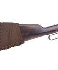 Beefy Leather Slip On Recoil Pad For Rifles And Shotguns Non Slip Buttstock Extension With Neoprene Cushions on wooden stock