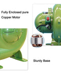 No Sweat Electric Air Blower Pump And Heavy Duty Charcoal Fire Starter for Inflatable Bouncers with pure copper motor.