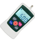 Digital Force Gauge 500N Handheld With Backlit Display And S Unit Switching Lightweight Portable Tension And Compression Meter For Spot On Push Pull Measurements Great For Labs And Workshops, tilted front view
