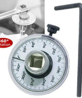 Half Inch Torque Wrench Angle Gauge Tool 360 Degree Adjustable Drive Torque Meter Wrench Set For Professionals Gearheads Pro Mechanics Great Fathers Day Gift close-up