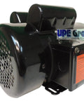 Bulletproof Replacement For 3 Hp Electric Motor Fits 3450 And 3600 Rpm Single Phase 56C Frame Tefc 230 Volt Gear side view with cooling cover.