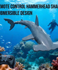 Realistic Hammerhead RC Shark Boat With Diving Function Water Spray And Two Point Four GHz Remote Control for pool beach lake