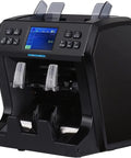 Smooth Operator Money Counter And Heavy Duty Bill Sorter with digital display for quick cash sorting and counterfeit detection.