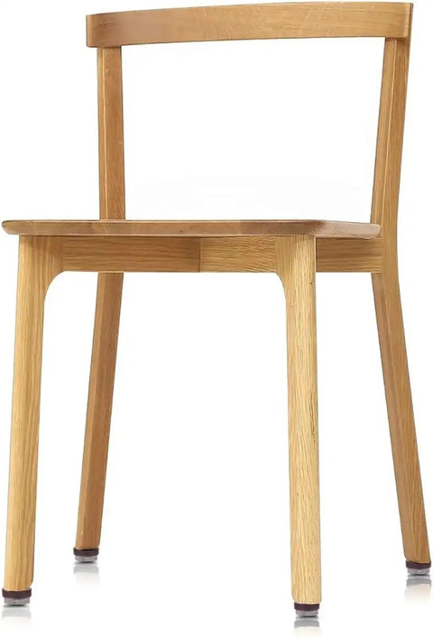 Heavy Duty Furniture Sliders For Carpet And Hardwood With Thick Felt Pads Screw In Chair Glides installed under wooden chair legs.