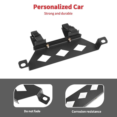 Underseat Fire Extinguisher Mount for Ford Bronco Sport 2021 2025 Quick Access Front Row Seat Bracket Low Profile Metal Holder