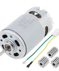 24V High Speed DC Ride On Car Motor Upgrade With 12000 RPM Beefed-Up Electric Drive Motor Replacement Featuring 3 Gear Sets