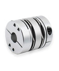 Hella Tight Zero Backlash Double Disc Flexible Shaft Coupler Designed For High Speed Motor Encoder Drives Featuring Dead Smooth Rotation And Hard Anodized Aluminum 16mm Clamp Bore, precision aluminum coupler.