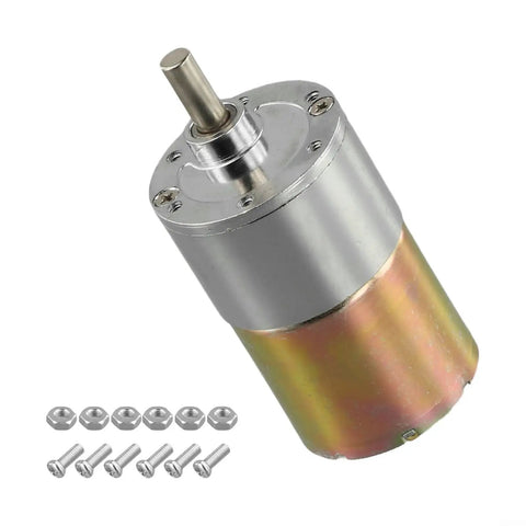 Heavy Duty 37Mm Metal Brushed Dc Motor With Dead Silent Operation And Sick High Torque Output Featuring Rock Solid All Metal Gears.