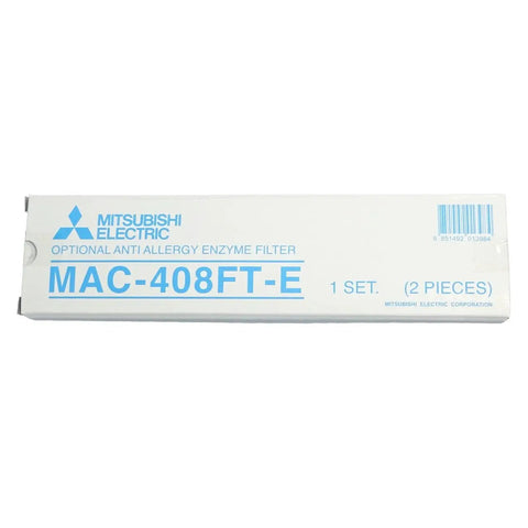 Box of MAC-408FT-E Replacement Filters Pack Of 2 For Mitsubishi Ductless Mini Split Units, Genuine Mitsubishi Filter