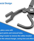 Mejiao exhaust hanger removal tool with curved hook and pliers, automotive part by Amazon