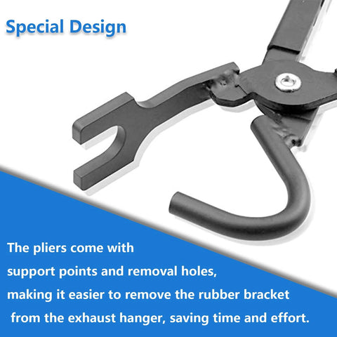 Mejiao exhaust hanger removal tool with curved hook and pliers, automotive part by Amazon