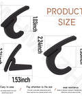 Universal Hooks For Garage Shelving And Industrial Storage Racks With Keyhole Slots UV Resistant Holds Up To 40 Lbs