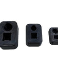 3-Piece Impact Ratchet Wrench Rack System For Home Garage Organization showing three different sized wall-mounted racks