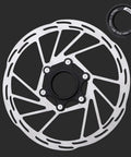 160mm Centerlock Disc Brake Rotor with Locking, 1.8mm Thickness, 2 Pack for Bikes, shown with lockring
