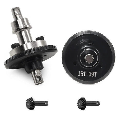 One Sixteenth Summit E Revo VXL Differential Gear Front And Rear Hardened Steel Helical Gears Upgrade Kit, 15T-39T view