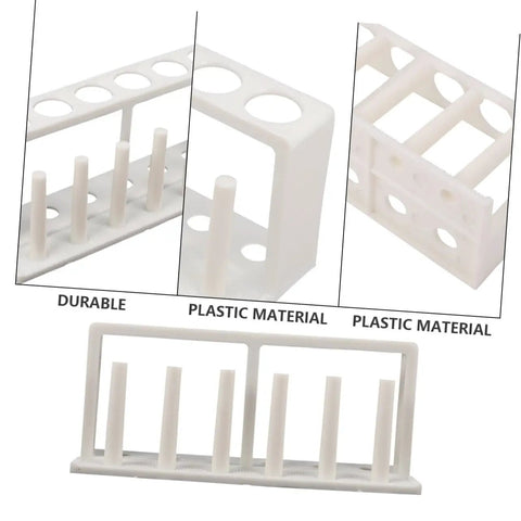 Six Hole Test Tube Organizer Rack For Lab And Classroom Use Test Tube Holder Made of Durable Plastic Material