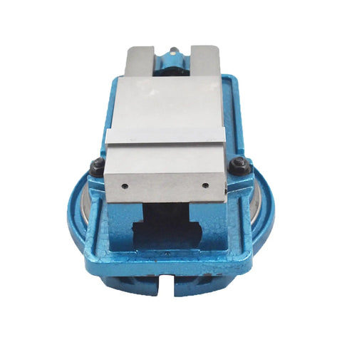 4 Inch Heavy Duty Milling Machine Vise With 360 Degree Swivel Base Ductile Iron Lockdown Vise For Finishing Milling And Drilling Parts, Rock Solid Precision, Smooth Rotation, Built To Last. front view
