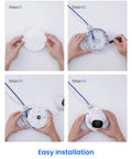 Step by step installation of D20 Junction Box For Dome Cameras Waterproof Weatherproof Aluminum Outdoor Mounting Housing