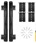 2 Pack 14 Inch Keyboard Slide Rails With Heavy Duty Ball Bearing Slides For Keyboard Drawer Tray Accessories, screws, screwdriver