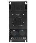 Beefy 3 Phase VFD Motor Controller With 380V Input And Output 2.2KW Pro Grade Industrial Inverter For Heavy Duty Machinery Durable ABS Shell Easy Setup And One Button Run Stop With Clear Digital Display, black ABS rear view
