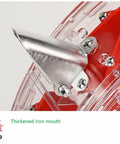 Thickened iron mouth of Manual Seed Seeder Handheld For Garden And Farm Use, 20cm Spacing, Adjustable Seed Spacing, Walk Behind Seeding Machine