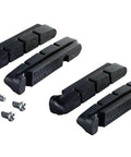 R55C4 Aluminum Rim Brake Pad Set for Road Bikes with Fixing Bolts, 2 Pairs, Compatible with Dura Ace Ultegra 105