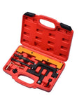 Open red case with Gas Engine Timing Locking Tool Kit For BMW Camshaft Alignment N42 N46 N46T B18A B20AB SK1067