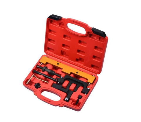 Open red case with Gas Engine Timing Locking Tool Kit For BMW Camshaft Alignment N42 N46 N46T B18A B20AB SK1067