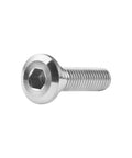 Heavy Duty Titanium M8x30mm Disc Brake Rotor Bolts Hex Socket For Motorcycle 33mm Total Length Grade 5 6AL4V Titanium Alloy